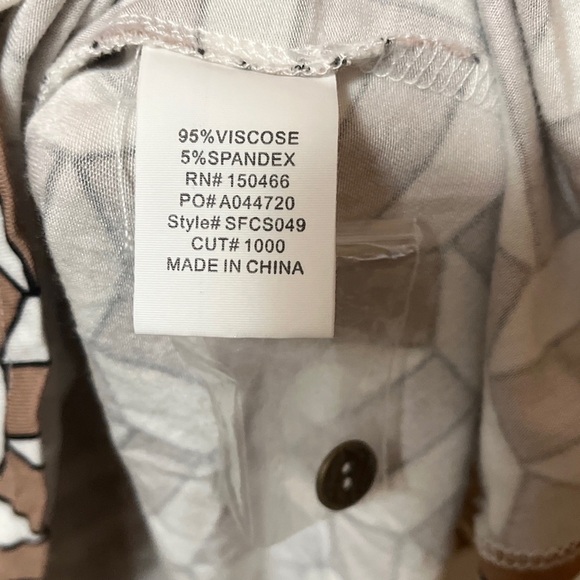 41 Hawthorn Geometric Print Viscose Blouse Top M - Picture 3 of 4